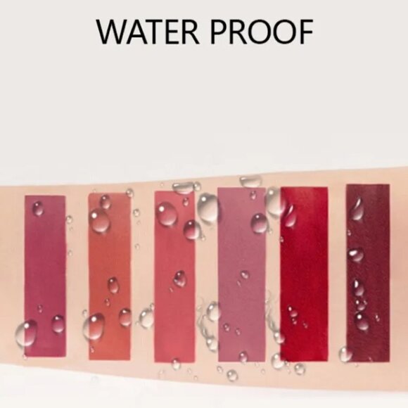 6colors Lip Gloss Set,Waterproof Lasting Lip gloss Liquid Lipstick Vegan. - Picture 5 of 6